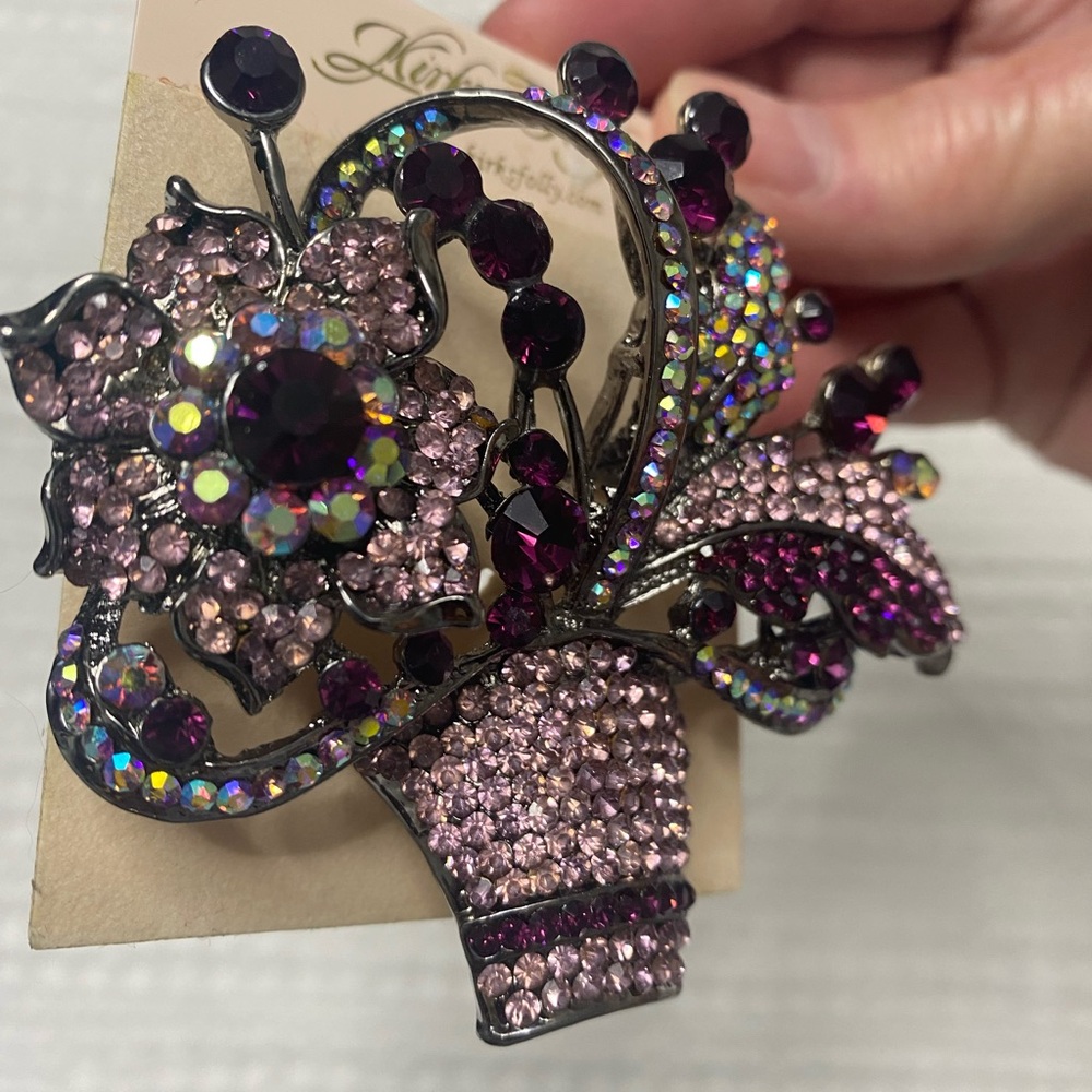 Multicolor Rhinestone Brooch